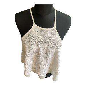Hollister medium laced  cami off white